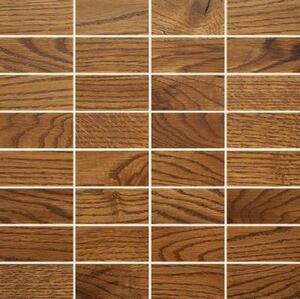 Мозаика и 3D панели из дерева Da Vinci Мозаика 8x4 Cognac 006 Дуб Селект (Гладкая) 288х288 мм.