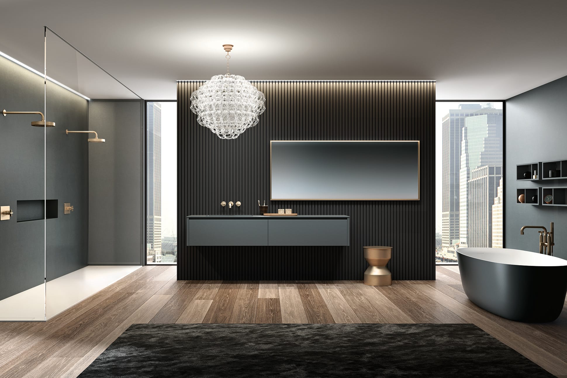 Tender lak – 02 Mastella  Tender LAK  Комплект мебели для ванной 