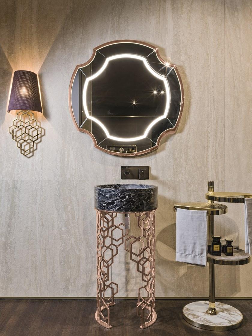 Y 400 Напольная раковина стоящая овальная Longhi Loveluxe 2018 – illusion collection - Вид №2