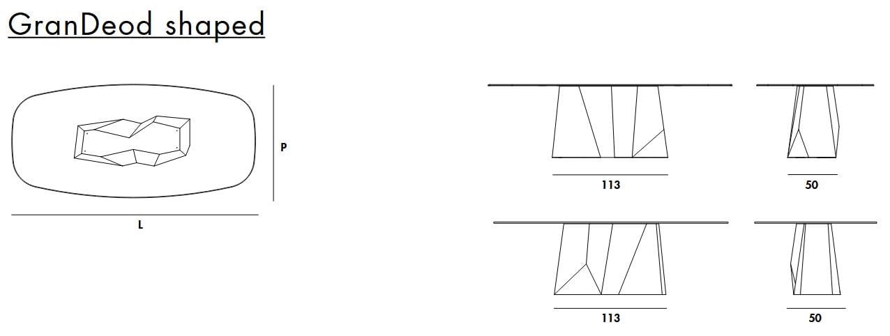 Керамический стол Sovet Italia Deod ARCH-00045556 - Вид №4