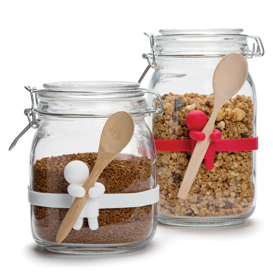 MB6770 Держатель для ложек june spoon силиконовый, красный Monkey Business  - Вид №5