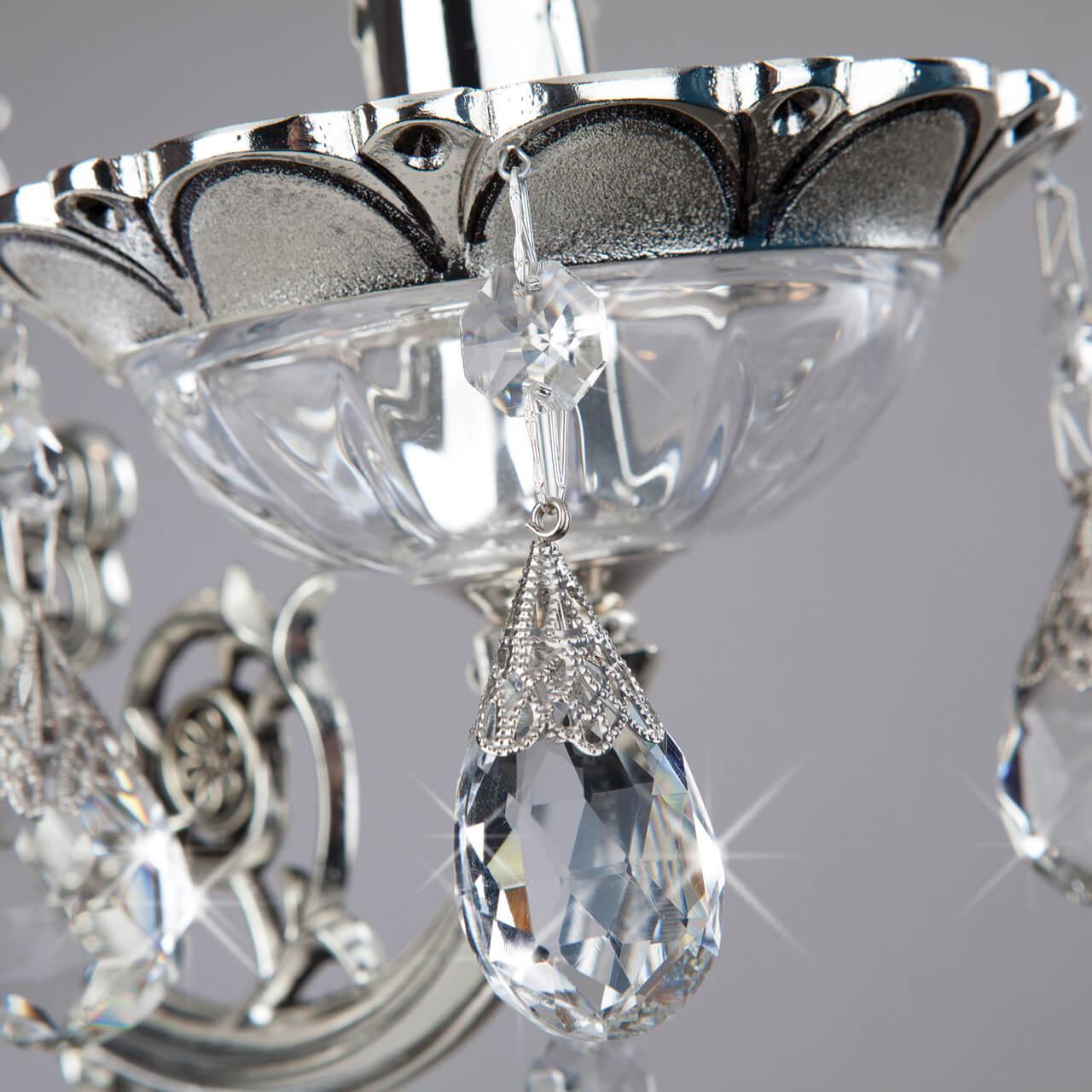 Бра настенное серебристое Bogates 230/1 Strotskis 230/1 BOGATES СВЕЧА 00-3927979 Серебро  - Вид №2