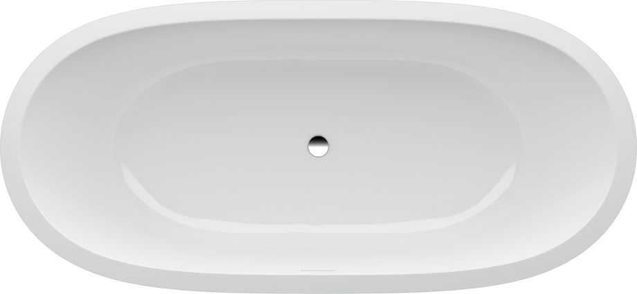 H2459710000001 Ванна, встраиваемая, с каркасом, материал Sentec, отверстие слива в центре LAUFEN PRO