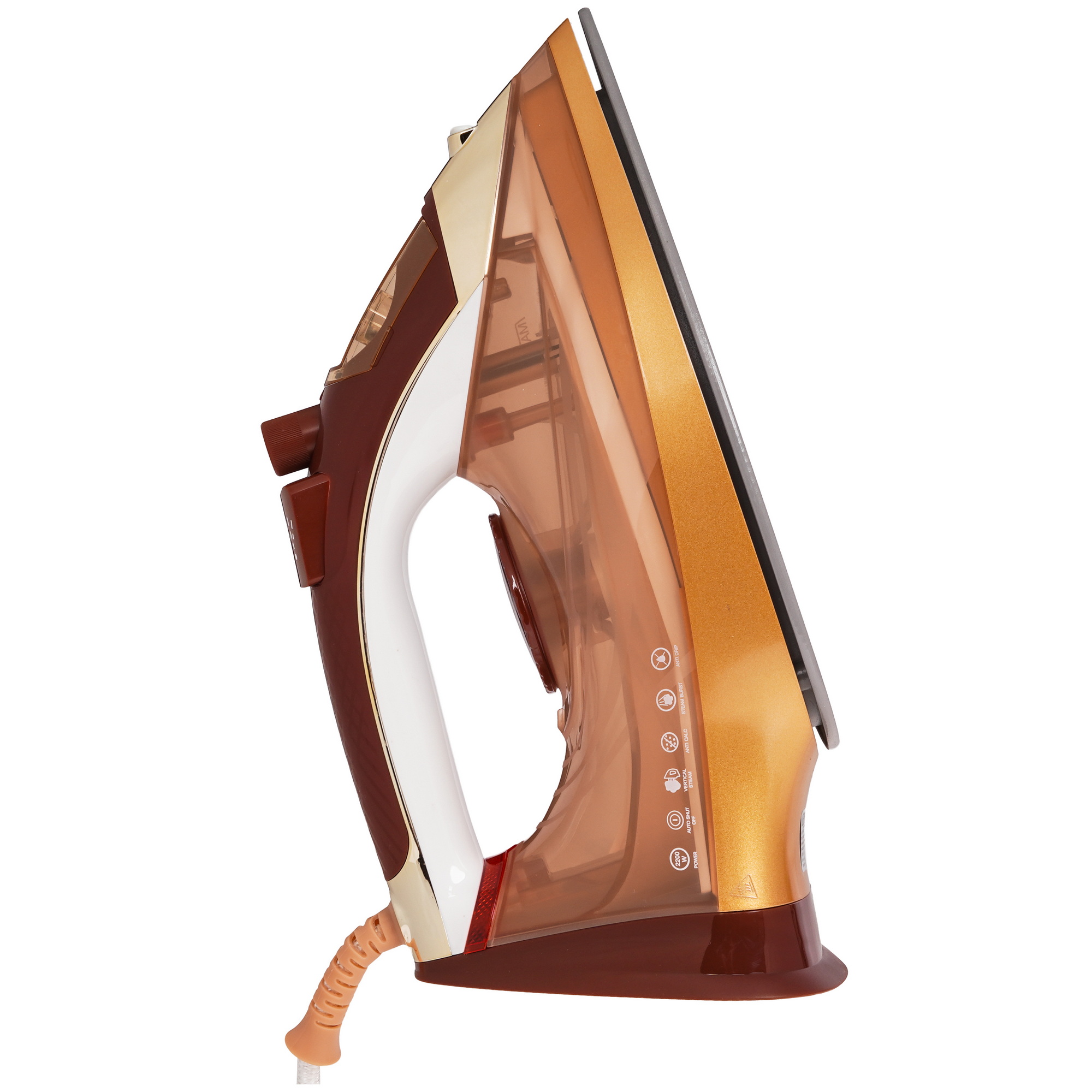 9237155 Утюг LEBEN 249-042 оранжевый STDN-0039687 - Вид №2