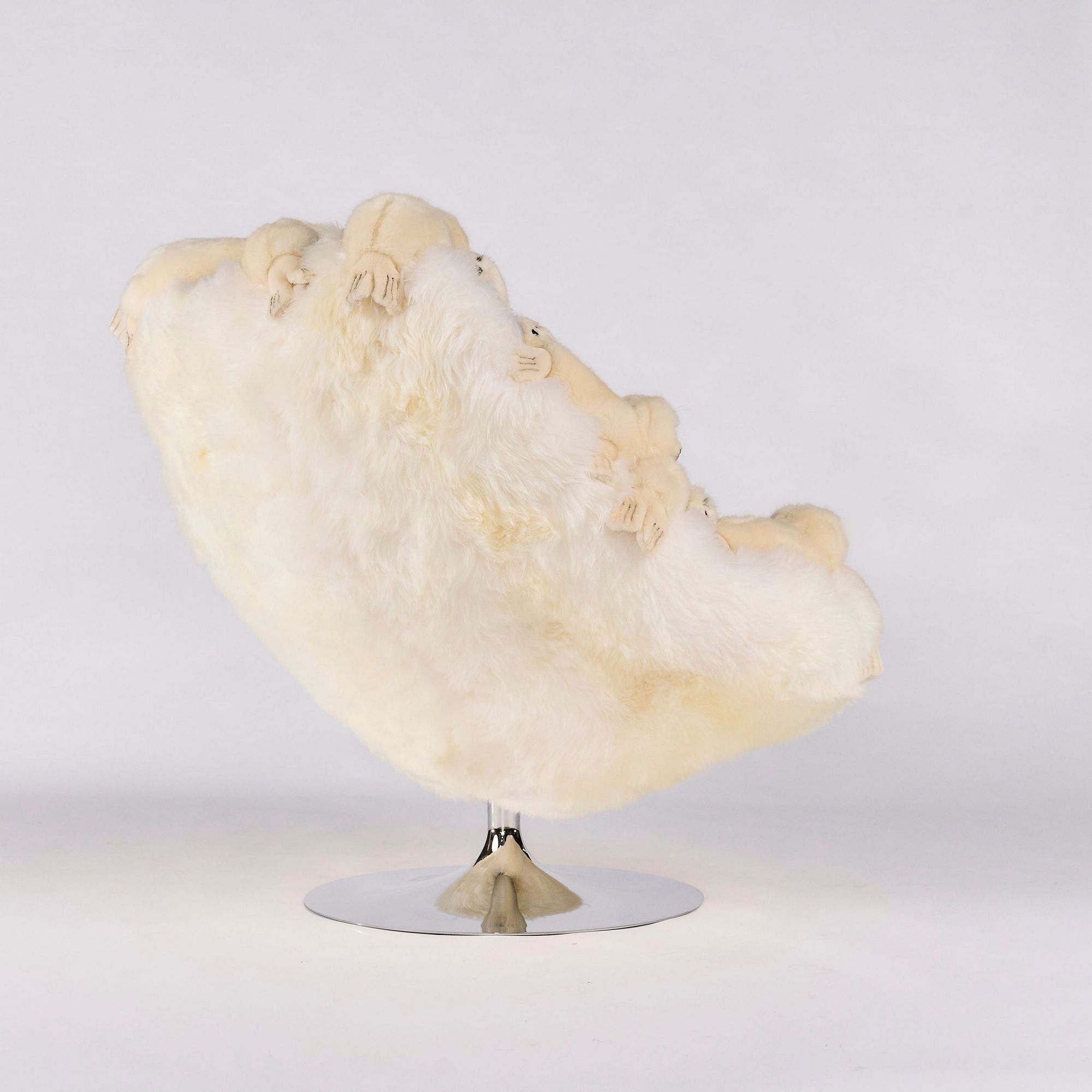 Полиэфирное кресло APCOLLECTION White love ARCH-00136498 - Вид №3