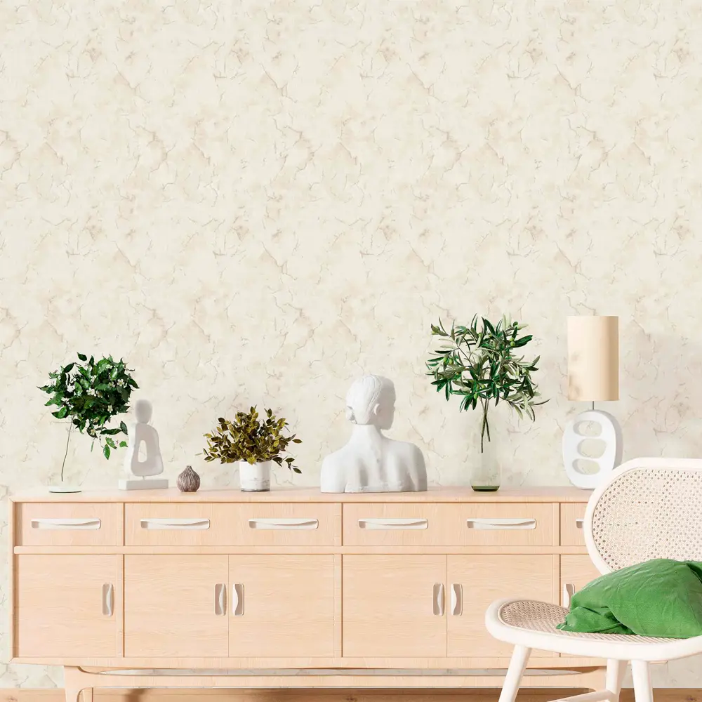 Флизелиновые обои Агора от Московской обойной фабрики - бежевые для элегантного интерьера 89369358 МОСКОВСКАЯ ОБОЙНАЯ ФАБРИКА STLM-0824474 - Вид №1