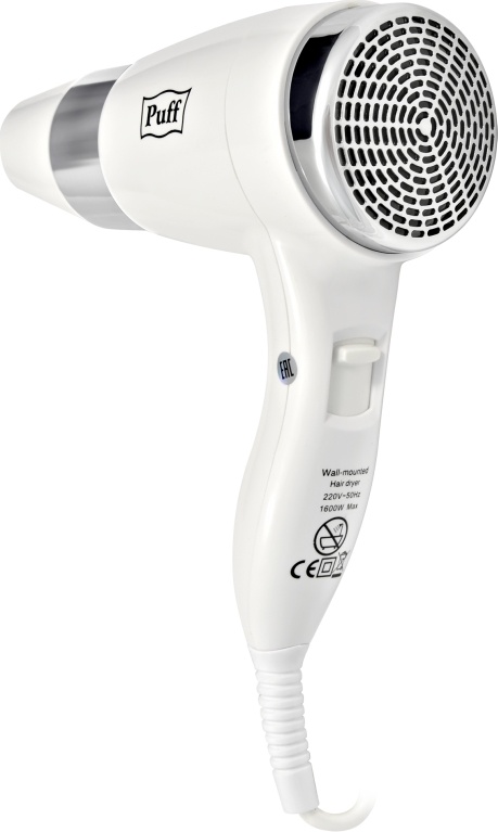 0405.009 Фен для волос с доп розеткой 1600B PUFF  - Вид №3