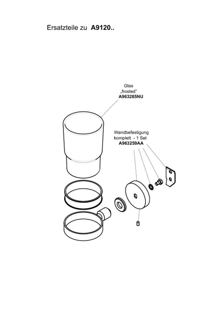A9120AA Стакан с держателем Ideal Standard IOM - Вид №2
