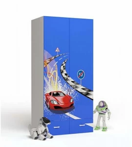 Шкаф ABC-KING 2х дверный синий