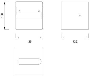 Ceadesign Держатель рулона из нержавеющей стали Stem - accessori Por 03 - Вид №1