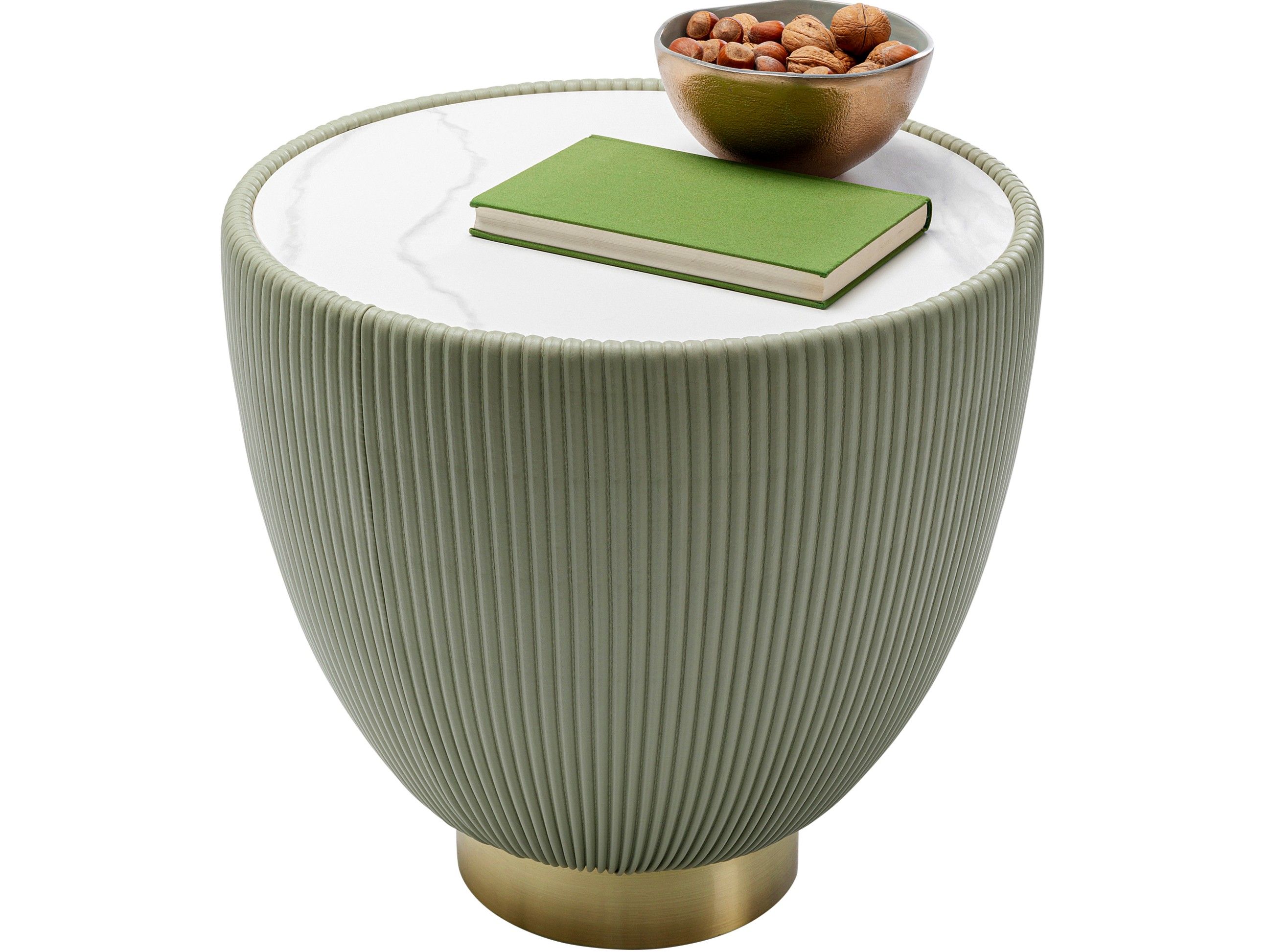 Круглый мраморный журнальный столик KARE Design ENDLESS VEGAS ARCH-00126607