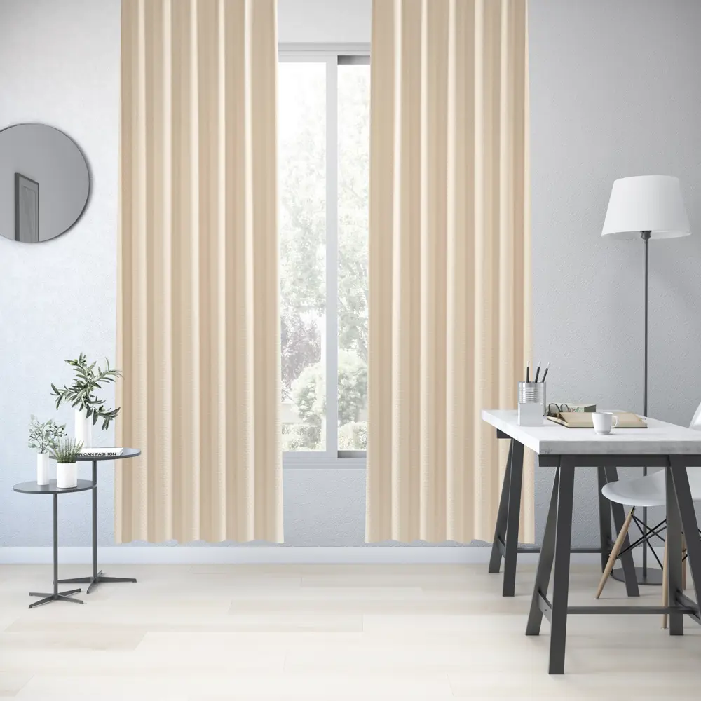 Штора на ленте Inspire Berta 200x280 см цвет экрю 86255241 STLM-2066107  - Вид №5