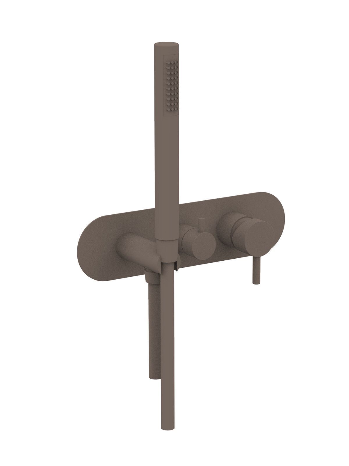 3 отверстия утопленный однорычажный смеситель для душа Rubinetterie Frattini Pepe XL ARCH-00143936 - Вид №21