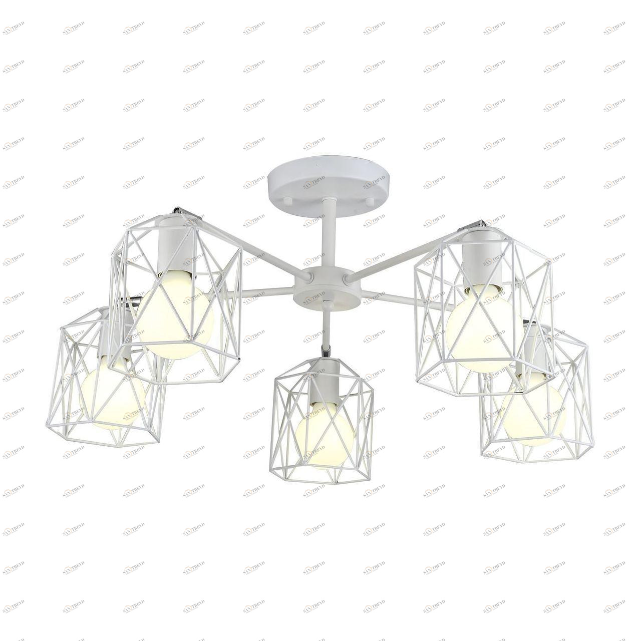 Потолочная люстра Arte Lamp A4284PL-5WH белая ARTE LAMP ДИЗАЙНЕРСКИЕ 188054 Белый 