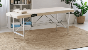 52592 Массажный стол / кушетка Ньюфейс Лайт бежевый Nova NewFace (НОВА НьюФейс)