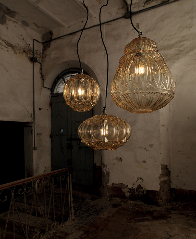 Подвесной светильник Ginger 20 Yellow от Karman KARMAN ДИЗАЙНЕРСКИЕ 243976 Янтарный  - Вид №3