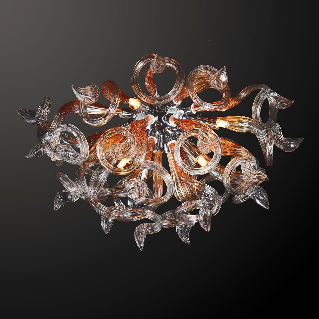 Бра Lightstar Medusa 890654 LIGHTSTAR ОРИГИНАЛЬНЫЕ 079334 Оранжевый;разноцветный  - Вид №2