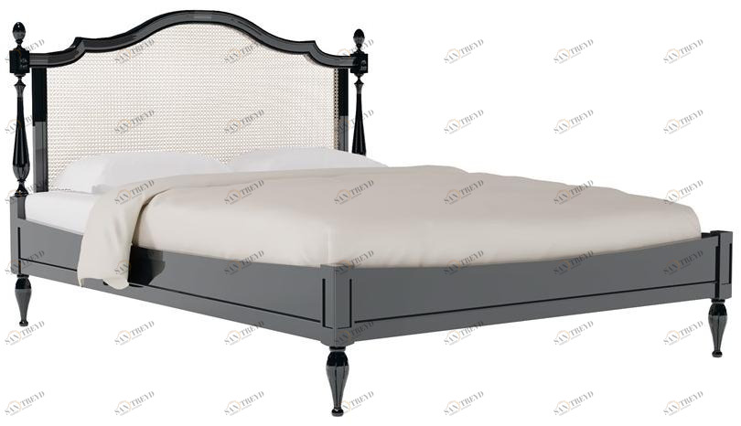 Jetclass Лакированная двуспальная кровать  Jch101r.16, jch101r.18, jch101r.20 