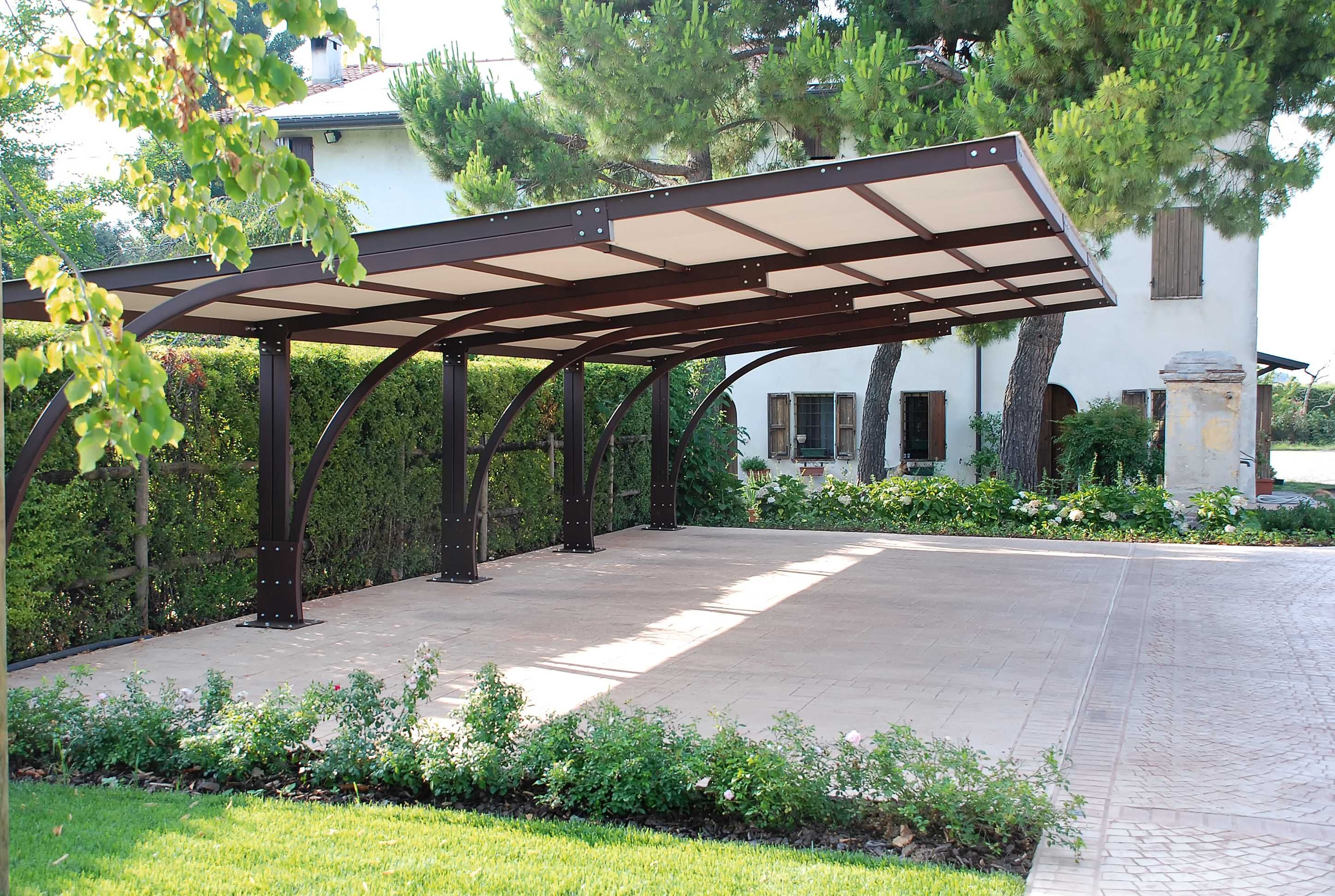 Навесы для автомобилей навес с покрытием из ПВХ с защитой от царапин L'Officina by Adami TS ARCH-00081496 - Вид №6