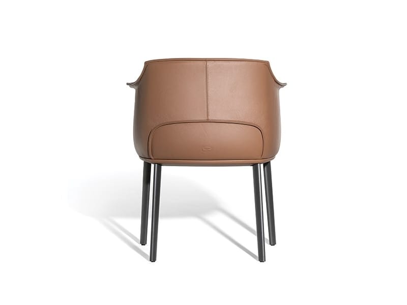 Кожаное кресло с подлокотниками Poltrona Frau коллекция-столы и стулья ARCH-00146343 - Вид №7