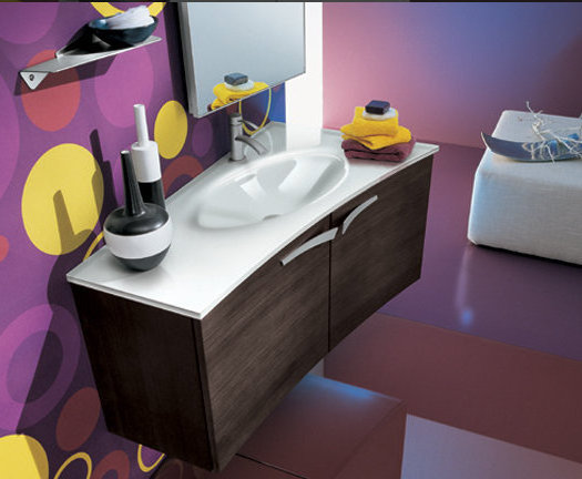 KE36 KENZIA Комплект мебели для ванной комнаты 105 см ARDECO Ardeco S. R. L 42763 - Вид №1