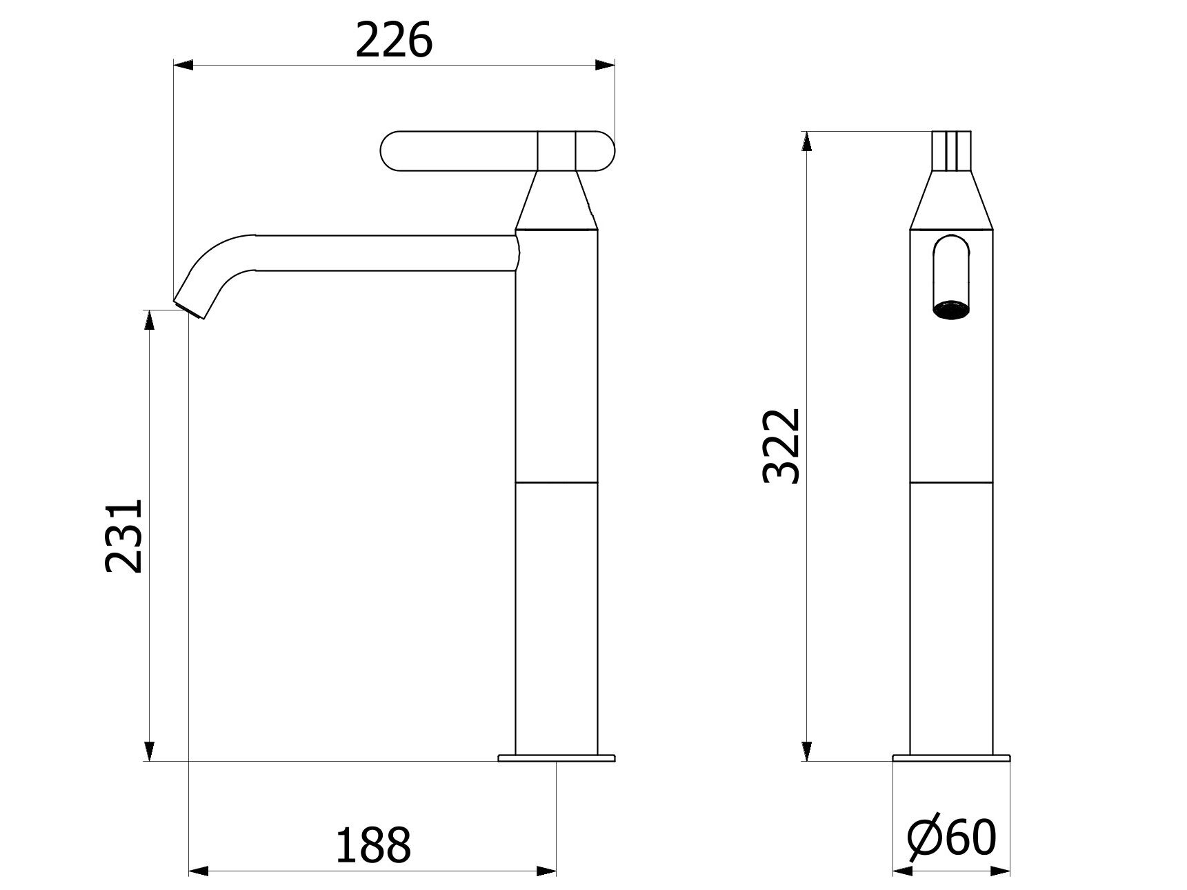 Смеситель для кухни с одним отверстием IB Soho ARCH-00109958 - Вид №5