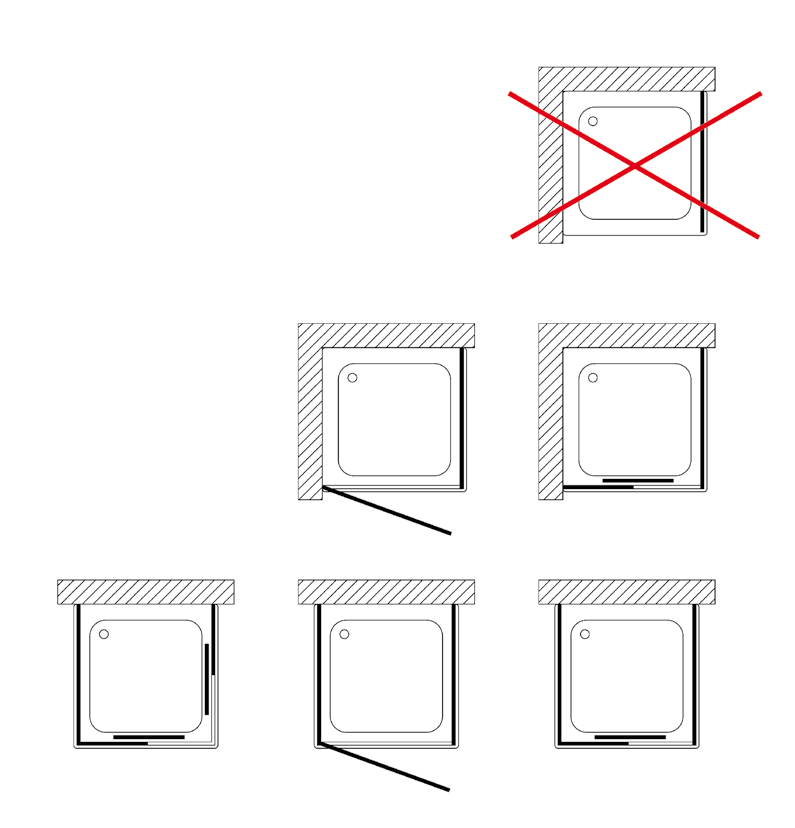 B8325LUCTR Vis Сollection душевая зона  Samo 40348 - Вид №1