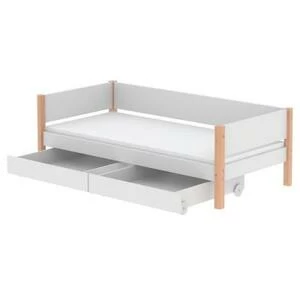 Кушетка Flexa White, 190 см, белая лакированная