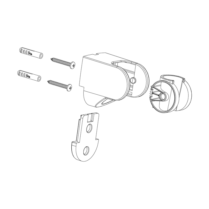 360CP00M53 Держатель для лейки 360 Milardo Shower Holder  - Вид №3