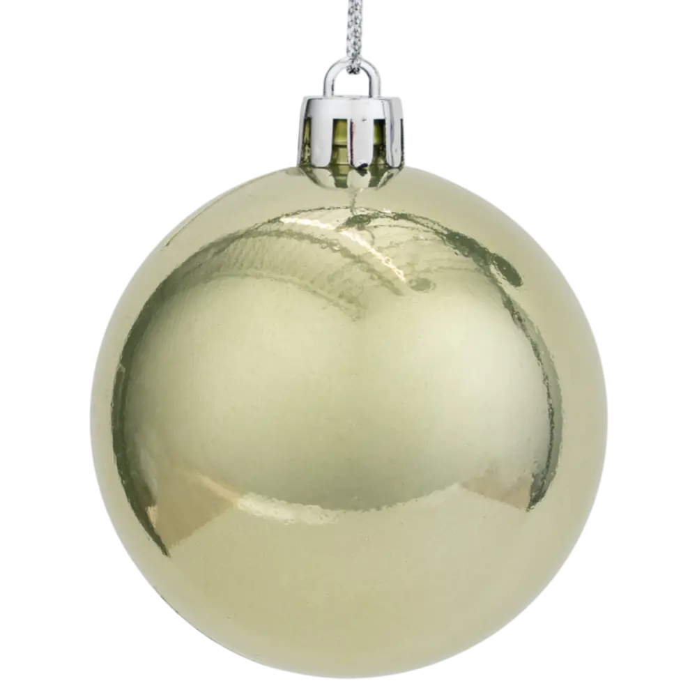 Набор елочных шаров KREAFORTA зеленый с блестками 26 шт 89420529 STLM-1580474 - Вид №9