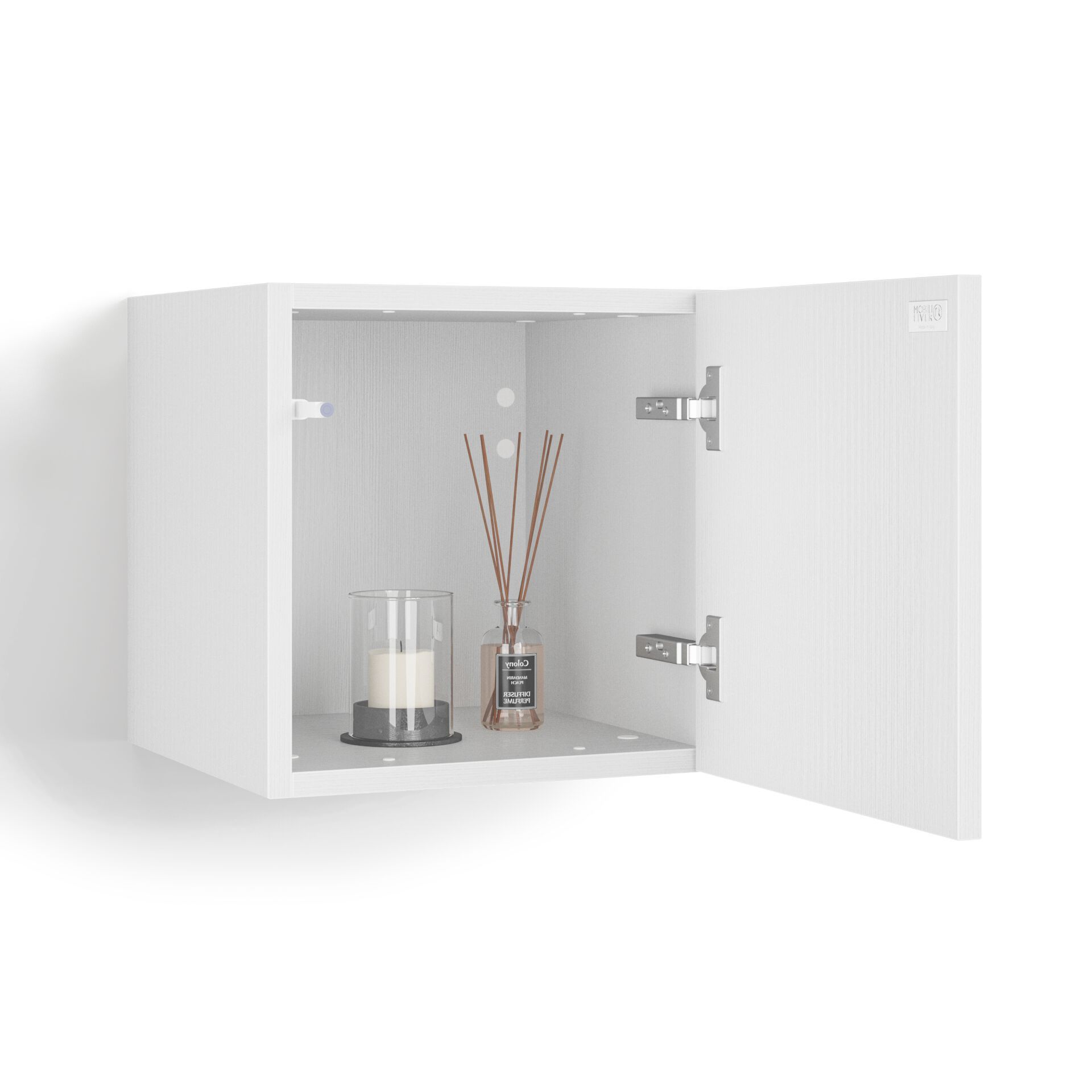 Навесной шкаф из меламиновой ткани с дверным полотном Mobili Fiver Easy ARCH-00048885 - Вид №2