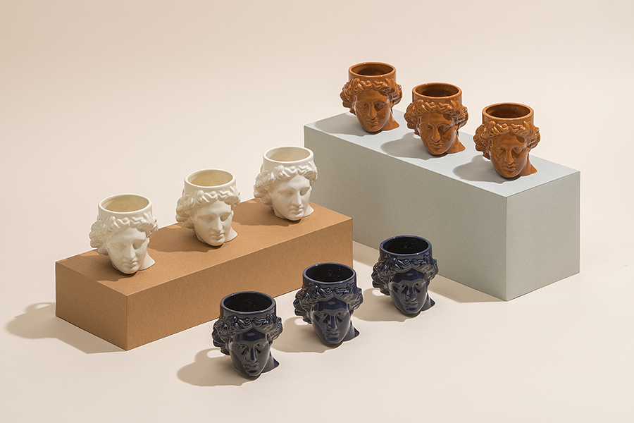 Кружка керамическая синяя Hestia DOIY ДИЗАЙНЕРСКИЕ 00-3871471 Синий  - Вид №3