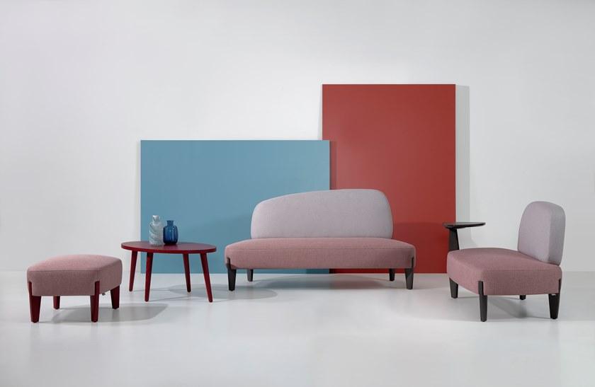 Fenabel Пуф из квадратной ткани с обивкой Stone Pf.1642 - Вид №1