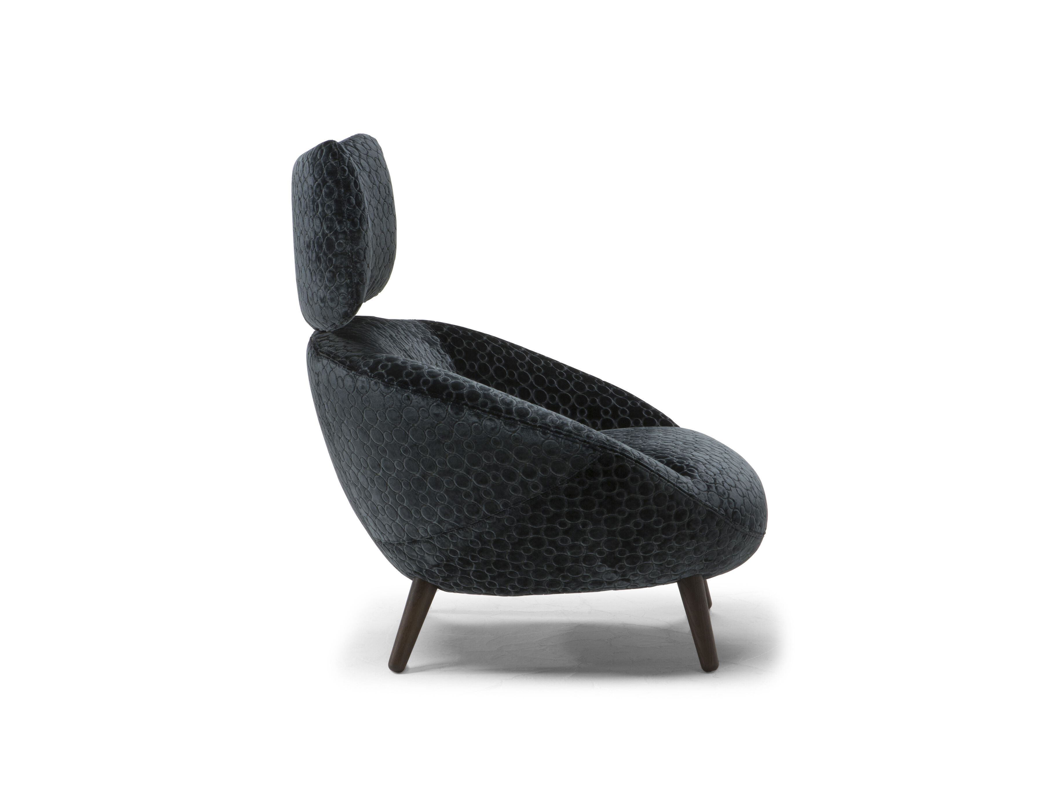 Тканевое кресло с подголовником Natuzzi Italia LUNA ARCH-00145066 - Вид №2