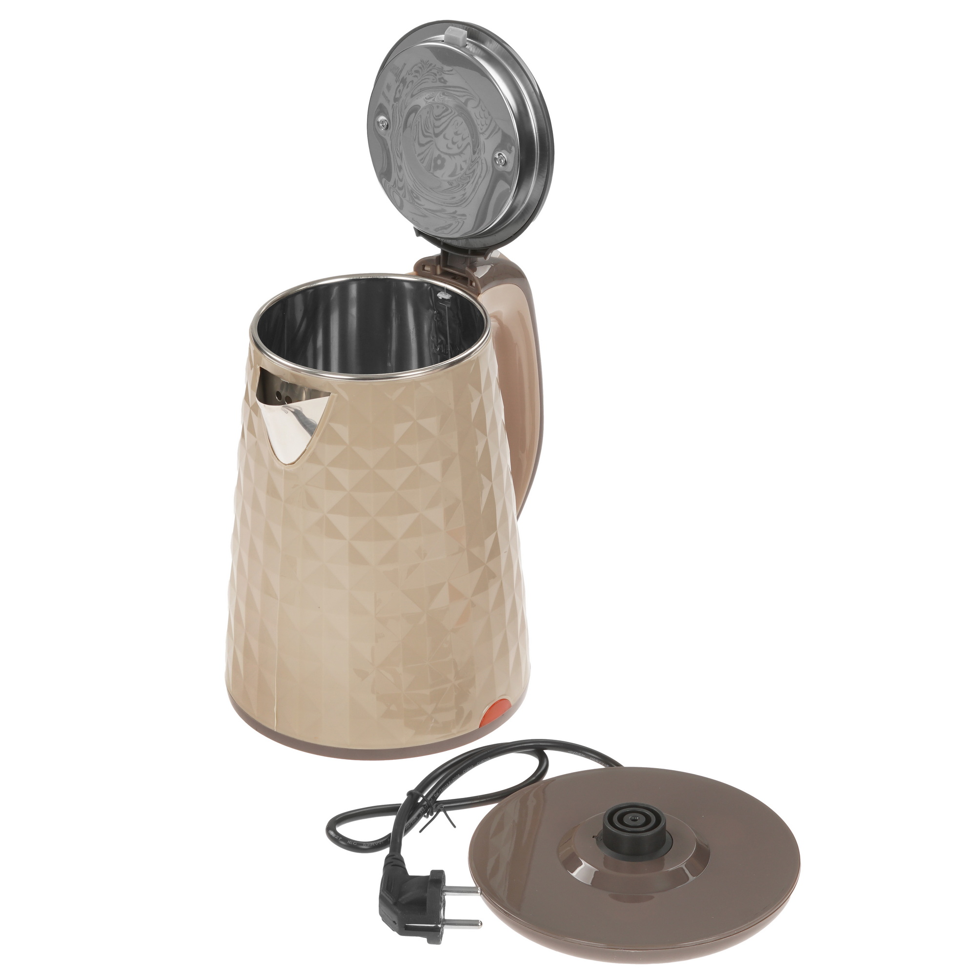 9235545 Электрочайник ВАСИЛИСА ВА-1039 бежевый STDN-0137217 - Вид №4