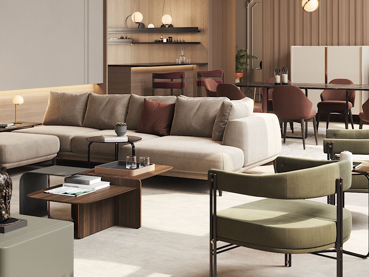 Ткань диван PRADDY Natur ARCH-00096038 - Вид №3