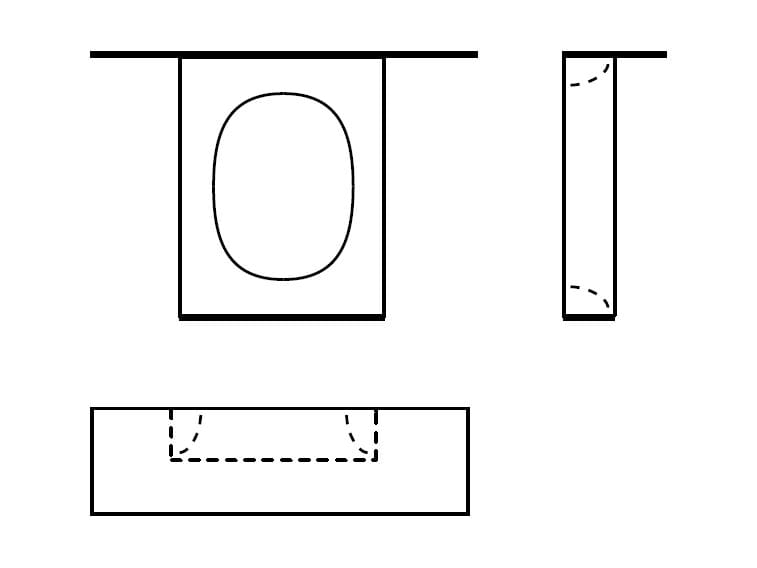 Прямоугольная консоль Laminam® Kristalia Holo ARCH-00081037 - Вид №2