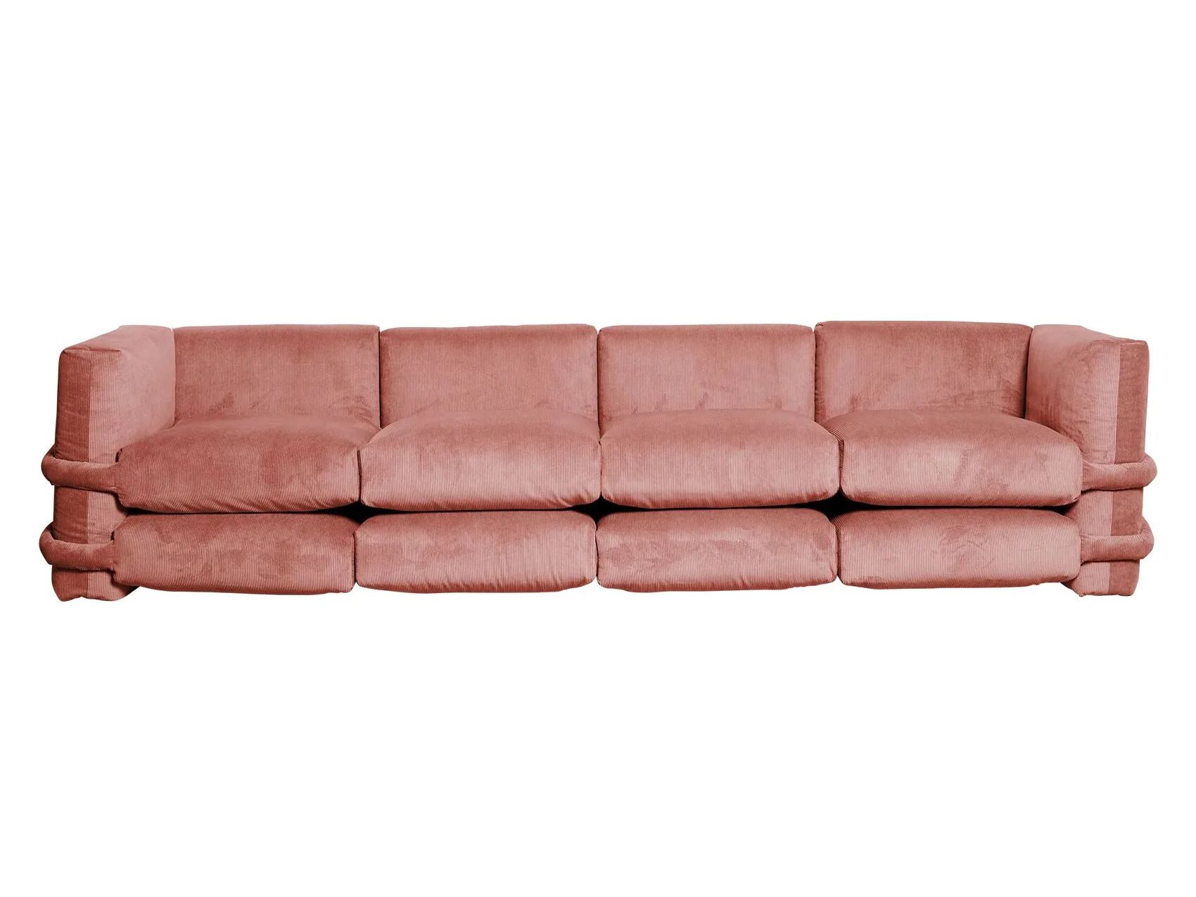 Модульный бархатный диван BD Barcelona PILLOW CORDUROY ARCH-00069469 - Вид №34