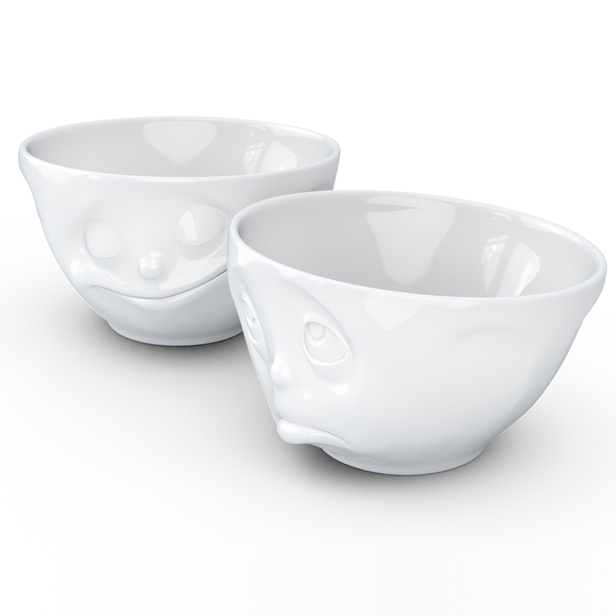 T01.23.01 Набор из 2 чаш tassen happy & oh please 200 мл белый Tassen by FIFTYEIGHT PRODUCTS  - Вид №5