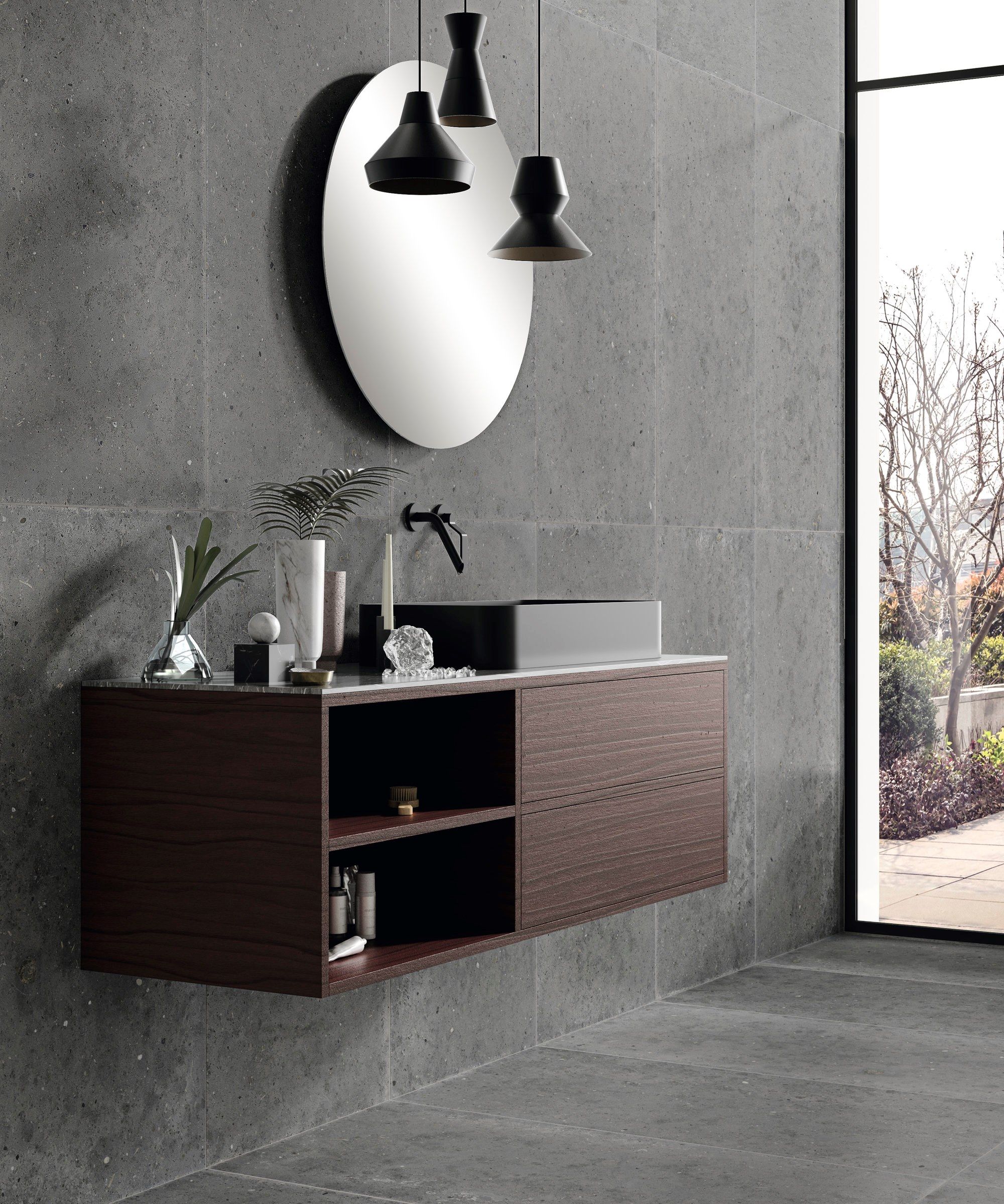 Пол / облицовка керамогранита с эффектом камня IRIS Ceramica I-Wall ARCH-00016122 - Вид №2