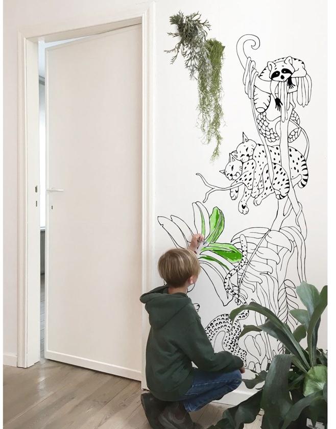 Groovy Magnets Обои с виниловым рисунком Writable Mbb-ju-gi-bl - Вид №2