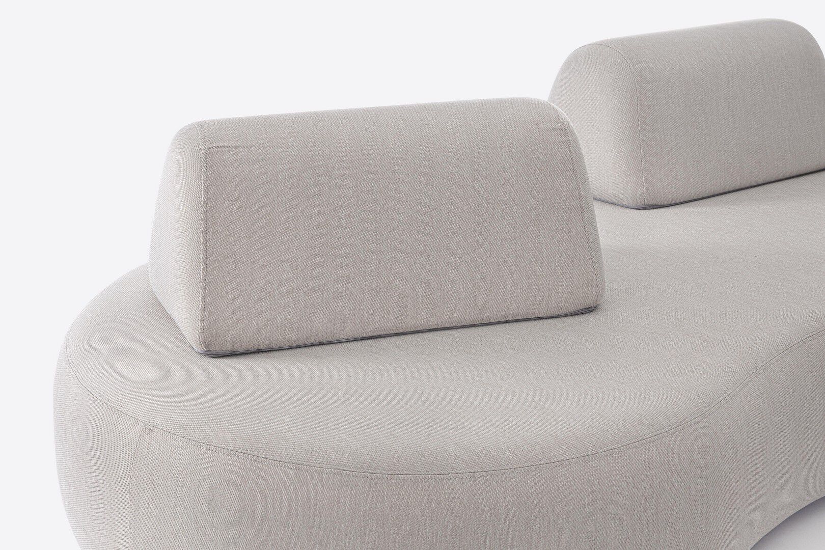 Тканевый изогнутый съемный садовый диван BIZZOTTO COOPER ARCH-00134667 - Вид №10