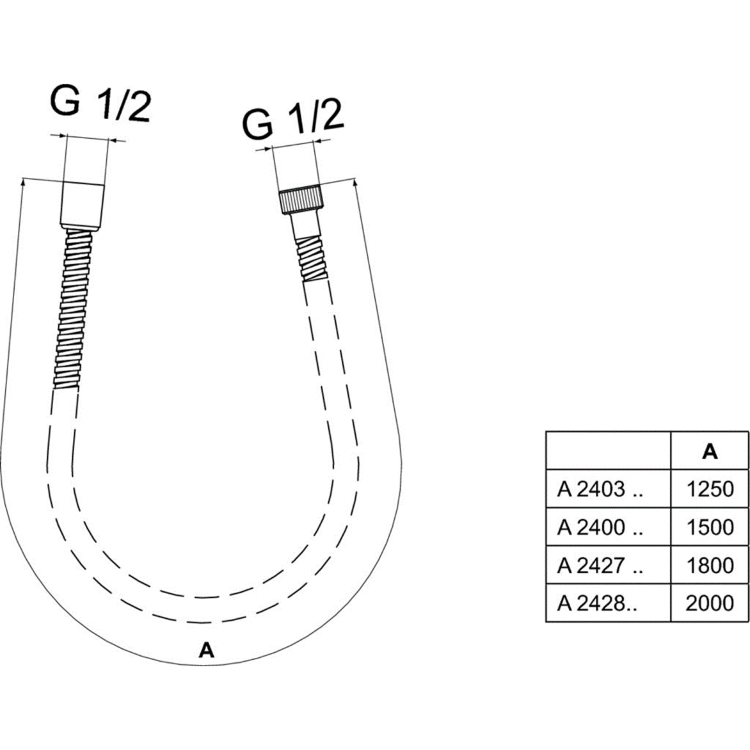 BD125AA Душевой набор 4 в 1 Ideal Standard IDEALSPRAY  - Вид №8