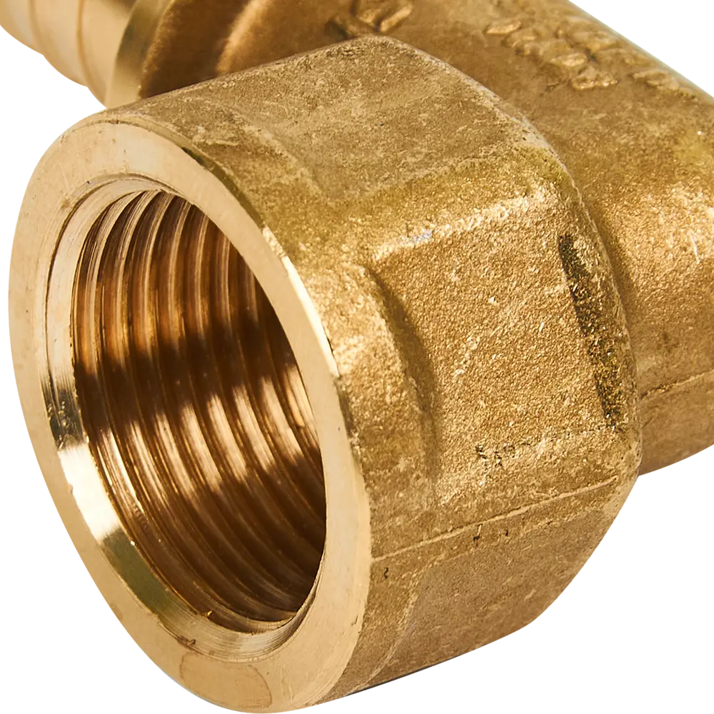 Угольник-переходник STOUT 90° для полиэтиленовых труб 3/4"x25 мм 82197824 STLM-0021716 - Вид №1