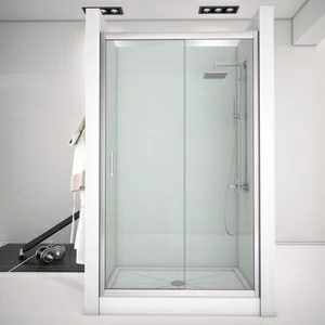Душевая дверь Aquanet Alfa 140-12, прозрачное стекло
