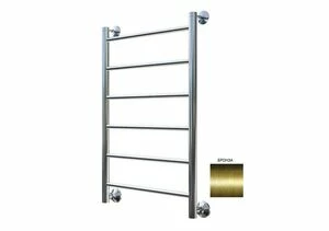 Полотенцесушитель водяной Aquanet Mauro 800x500 бронза