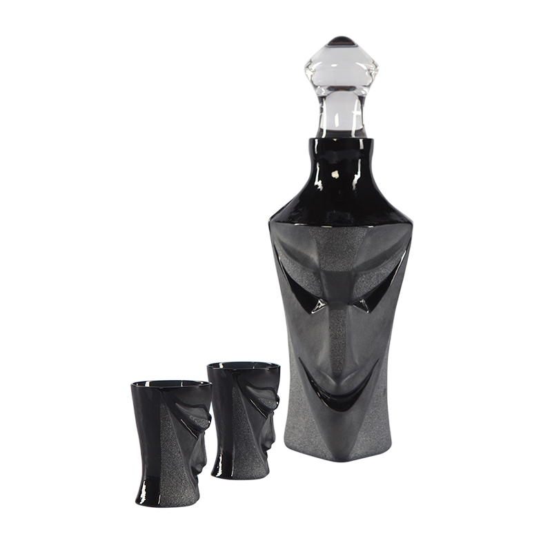 4207 Подарочный набор чёрной хрустальной посуды «Люцифер». Maleras  - Вид №1