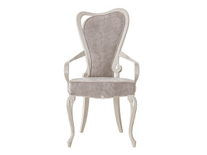 Бархатный стул с подлокотниками