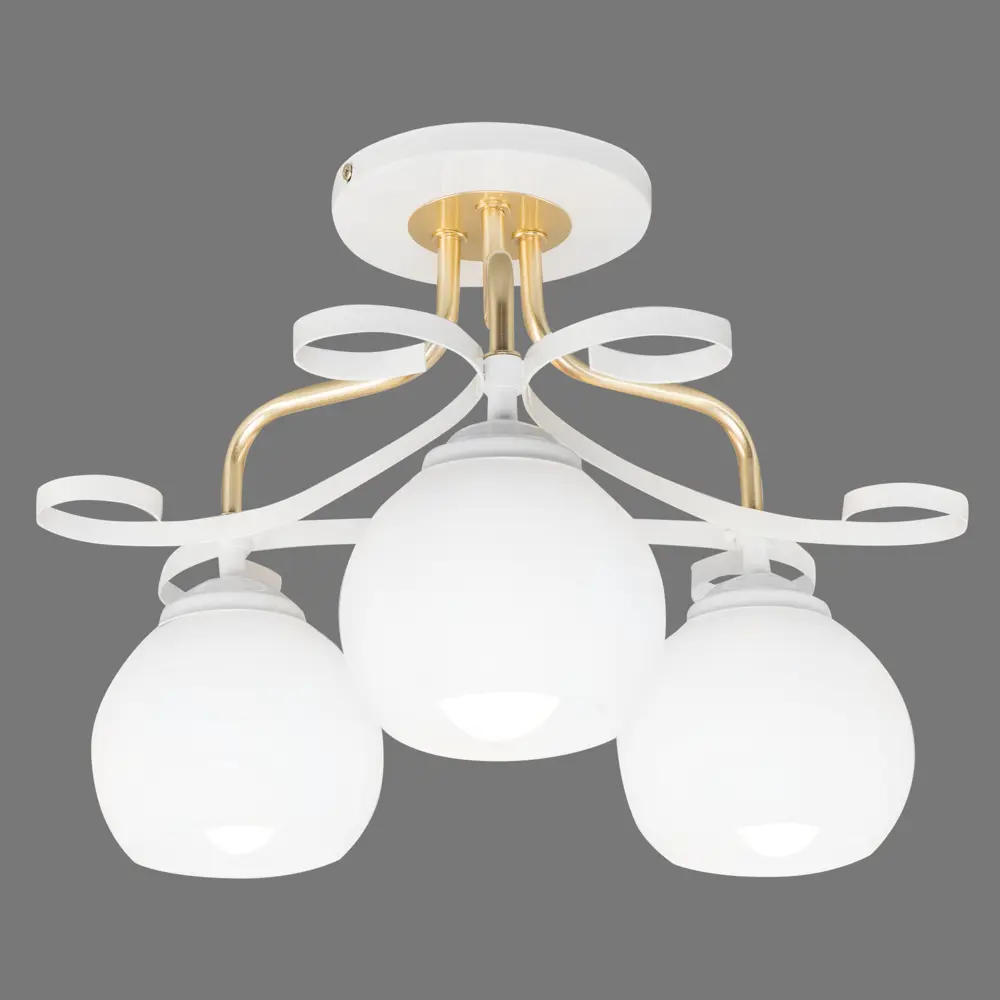 Люстра Принцесса 3хЕ27х60 Вт цвет белый СВЕТУС STLM-2055242 - Вид №2