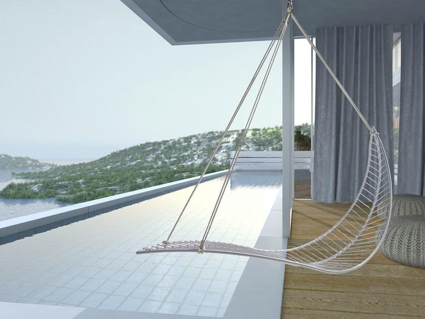 Studio Stirling Подвесное сиденье с 1 сиденьем из стали с порошковым покрытием Leaf sun-id-1451865 - Вид №11